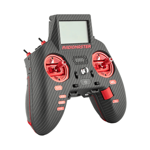 Radiomaster <span class=keywords><strong>Zorro</strong></span> Max <span class=keywords><strong>Radiocommande</strong></span> 2.4GHz 16 Canaux ELRS/4-en-1 Multi-protocoles AG01 Mini Hall Gimbal Émetteur UAV en Fibre de Carbone - Product Image 4