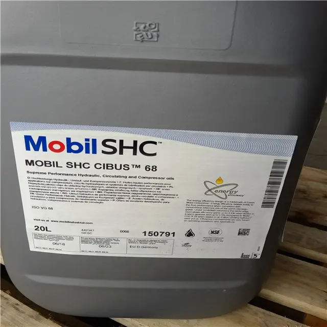 น้ำมันหล่อลื่นอุตสาหกรรม Mobil SHC Cibus 68,น้ำมันแบริ่งเกรดอาหาร Mobil,น้ำมันคอมเพรสเซอร์และน้ำมันเกียร์