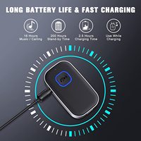 Adaptateur bluetooth AUX 5.0 pour Audio de voiture, récepteur de musique, dents bleues, annulation de bruit, récepteur pour stéréo à domicile