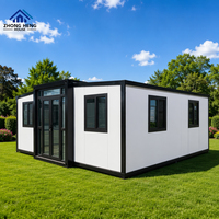 Maison conteneur extensible en acier 20ft 40ft, panneau sandwich, modulaire, mobile, pour hôtel, école, atelier, entrepôt – Vente directe usine OEM