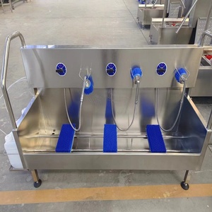Máquina manual de lavado de botas de acero inoxidable 304, ideal para plantas de procesamiento de alimentos, venta directa de fábrica, limpieza de suelas. - Product Image 2