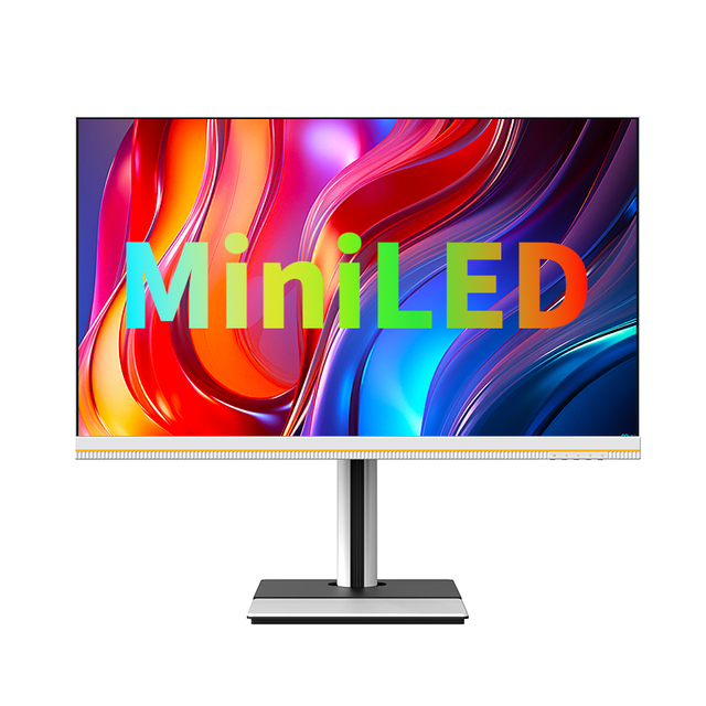 New 1440p 144hz Miniled Monitor White Gaming Monitor Mini Led Computer Pc Monitor
