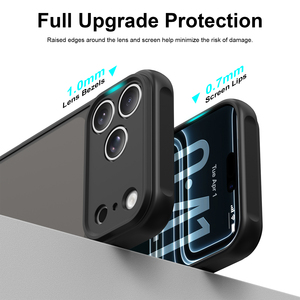 เคสใสแบบด้านสำหรับ <span class=keywords><strong>iPhone</strong></span> 17 Pro Max 16 Pro Max 17e 15 <span class=keywords><strong>Plus</strong></span> <span class=keywords><strong>14</strong></span> Pro 13 ป้องกันระดับทหาร ฝาครอบโทรศัพท์มือถือแบบแข็ง - Product Image 3