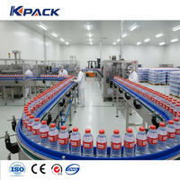 Ligne de production et d'embouteillage automatique 3-en-1 pour eau minérale pure – Machines de remplissage et de fabrication d'eau en bouteille – Usine d'eau minérale