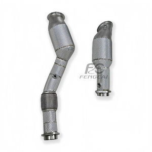 Tubo de Escape Forjado OEM para BMW S58 G80 M3 G82 M4 2020+ con Convertidor Catalítico y Protector Térmico, Sin Indicador de Error del Motor - Product Image 6