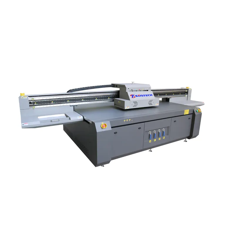 Printer uv Digital dengan tinggi yang dapat disesuaikan mesin cetak flatbed dengan printhead ricoh gen5