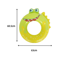 Vente populaire Sports nautiques jouets alpaga Crocodile pingouin Animal piscine flotteur anneau gonflable anneau de natation pour les enfants