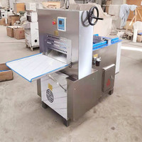 Machine à trancher la viande CNC commerciale, trancheuse automatique de viande de bœuf et de mouton congelée pour usine de transformation