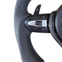 Volant de voiture sport en cuir LCI en fibre de carbone mate personnalisé pour BMW E92 M4 E90 E70 M2 F80 M3 M5 F30 F10 F20 F21 F52 F40 F22