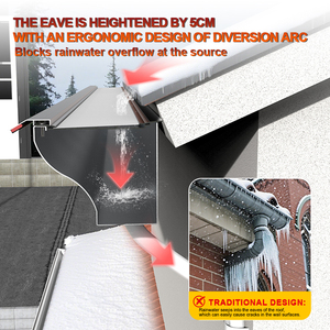 Hệ thống máng xối nước nóng-Bảo vệ máng ngăn chặn ĐẬP BĂNG để ngăn chặn ĐẬP BĂNG và tích tụ Băng - Product Image 5