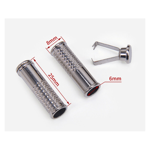 Phụ kiện may mặc dây kim loại Stopper tùy chỉnh dây kết thúc chuyển đổi cho may mặc - Product Image 2