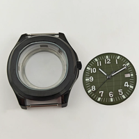 Boîtier de montre étanche en acier inoxydable 42 mm, accessoires de modification, coque de montre mécanique automatique compatible avec le mouvement NH35/NH36