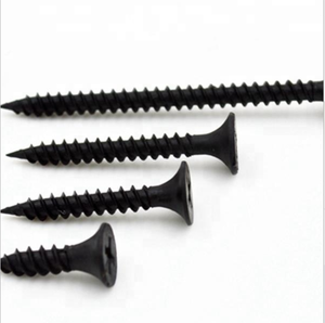 Tornillo para Paneles de Yeso de Acero al Carbono Gris Yeso C1022A, Todos los Tamaños, Cámara Oculta, Rosca Fina y Gruesa, Acabado de Óxido Negro de Fábrica - Product Image 1