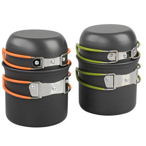 Wholesale 2024 New Portable <b>Camping</b> Cookware Set Outdoor Pot Nature Hike Picnic Cooking - Product Image 1