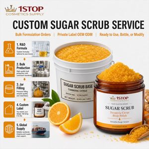 Exfoliante Corporal de Leche de Limón y Granada Marroquí, Exfoliante Facial y Corporal con Aroma a Árbol de Té y Café, Fórmula Lista para Usar - Product Image 2