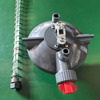 Régulateur de pression d'eau en plastique pour poulailler de poulet de chair RS-66 automatique Régulateur de ligne à boire de volaille pour abreuvoirs d'animaux