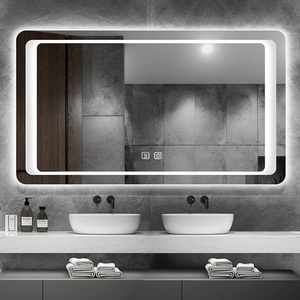 Phổ Biến Rõ Ràng Nhôm Chống Sương Mù Không Thấm Nước Led Gương Beauty Salon <span class=keywords><strong>Bath</strong></span> Gương Với Đèn Led Màn Hình Cảm Ứng - Product Image 6