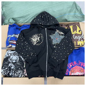 Factory <span class=keywords><strong>Outlet</strong></span> Brand New Men's Hoodies con cremallera Venta al por mayor Lotes Usadas Men's Hoodies, High Quality Men's Hoodies Sudaderas - Product Image 3