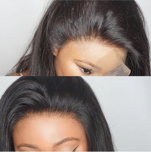 Perruques de cheveux humains vierges bruts du Cambodge, transparentes HD 4x4 5x5 13x4, sans colle, en dentelle suisse, double épaisseur, luxe, ultra-lisses - Product Image 3