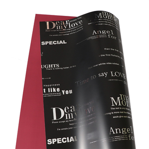 "Dear My Love" Màng Bọc Kim Loại Chất Lượng Cao Hàn Quốc Bao Bì Hoa Tươi Bó Hoa Giấy Gói - Product Image 4