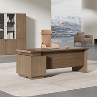 Bureau de direction de classe E0, bureau moderne de luxe léger pour le bureau du directeur