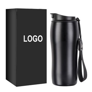 Nordique italien personnalisé imprimé sublimation or noir sans poignée gobelet en acier inoxydable tasse à café tasses à expresso avec couvercle - Product Image 1