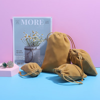 Sac d'emballage de bijoux en velours cadeau