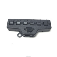 Bornier de connecteur LED 1 en 6 sorties basse tension facile à utiliser avec boîtier en nylon broches DC 3P/6P pour systèmes d'éclairage LED