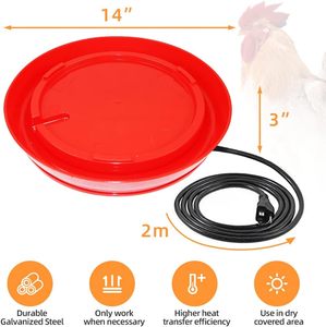 Hotselling Máy Uống Nước Cho Gà 11L 14L 110 Volt Được Làm Nóng Ở Canada - Product Image 5