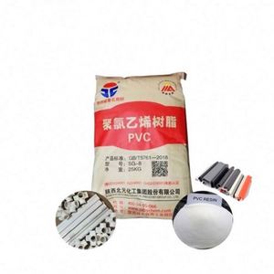 Résine PVC Beiyuan SG8 d'origine Guangdong, poudre PVC K70-72 à haute viscosité pour la fabrication de tuyaux industriels et de profilés de fenêtres - Product Image 1