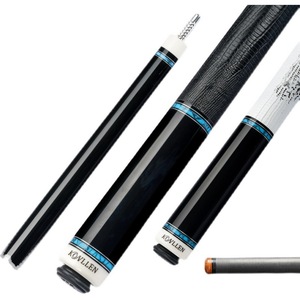 Taco de billar KONLLEN de fibra de carbono de calidad de competición, tecnología de 12.5mm, estilo chino negro para <span class=keywords><strong>8</strong></span> y 9 bolas - Product Image 1