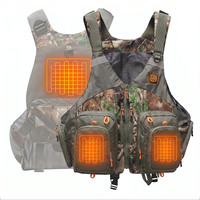 Chaleco Térmico USB Impermeable de Camuflaje Transpirable para Caza y Pesca, Calentador Corporal para Exteriores