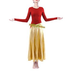 Robe de danse métail pour femmes, justaucorps extensible, à vendre, d'église, en soldes - Product Image 3