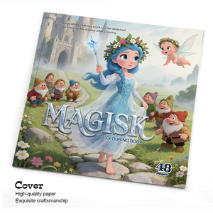 Livres de coloriage Blanche-<span class=keywords><strong>Neige</strong></span> personnalisés, très demandés, livres de coloriage artistiques pour enfants, bandes dessinées innovantes, impression personnalisée de livres - Product Image 1