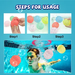 Vendita calda multi-colore bambini bomba palloncini d'acqua in silicone senza magneti palloncini d'acqua con giocattoli estivi