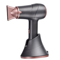 Sèche-cheveux à faible bruit, puissant, professionnel, salon, maison, fabricant, brosse personnalisée, sans fil, rechargeable à grande vitesse, support en une étape
