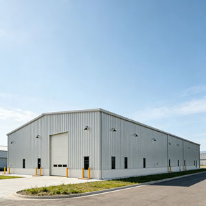 מתכת מסגרת פלדה קלה עבור הרכבה קלה של הרכבה קל של מחסנים טרומיים מוסכים ותחנות תעשייתיות - Product Image 3