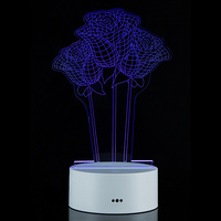 Lampe de nuit créative 3D, I LOVE YOU, cœur, cadeau de Noël, cadeau de la Saint-Valentin pour amoureux