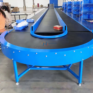 Vành Đai băng tải nhà sản xuất 45/90/180 độ đường cong vành đai băng tải dây chuyền lắp ráp với giá tốt - Product Image 4