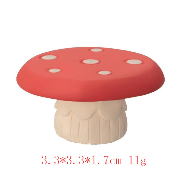 Red mushroom stool