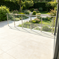 Poteau de balustrade en verre en acier inoxydable sur mesure, poteau de garde-corps en acier inoxydable pour escalier, balcon, terrasse