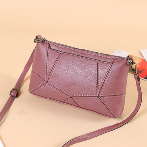 Women PU Leather Messenger Bag <b>Small</b> Handbags Simple Style Shoulder Bags Crossbody Bag Clutch <b>Purse</b> - Product Image 2
