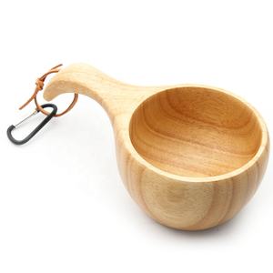 Tasse à boire en bois artisanale Kuksa, ancienne Laplande <span class=keywords><strong>Finlande</strong></span>, directement de l'usine, pour le camping, équipement de plein air - Product Image 5