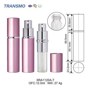 Flacon pulvérisateur en verre personnalisable de 10 ml, rechargeable, avec pompe et opercule, vide, pour cosmétiques - Product Image 2