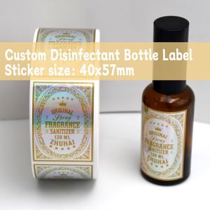 สติกเกอร์ฉลากน้ำมันหอมระเหยแบบกำหนดเอง ฉลากขวดแบบติดเอง พิมพ์สติกเกอร์รูปทรงไม่ปกติ พิมพ์สติกเกอร์แบบกำหนดเอง - Product Image 3