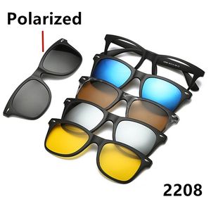 <span class=keywords><strong>Gafas</strong></span> de Sol Polarizadas para Hombre DLC2208 PC con Espejo y Visión Nocturna, Lentes Magnéticos 5 en 1 con <span class=keywords><strong>Clip</strong></span> - Product Image 2