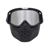 Masque de protection faciale Anlorr Clear Anlorr pour casque de sport, lunettes de motocross personnalisées, miroir anti-vent