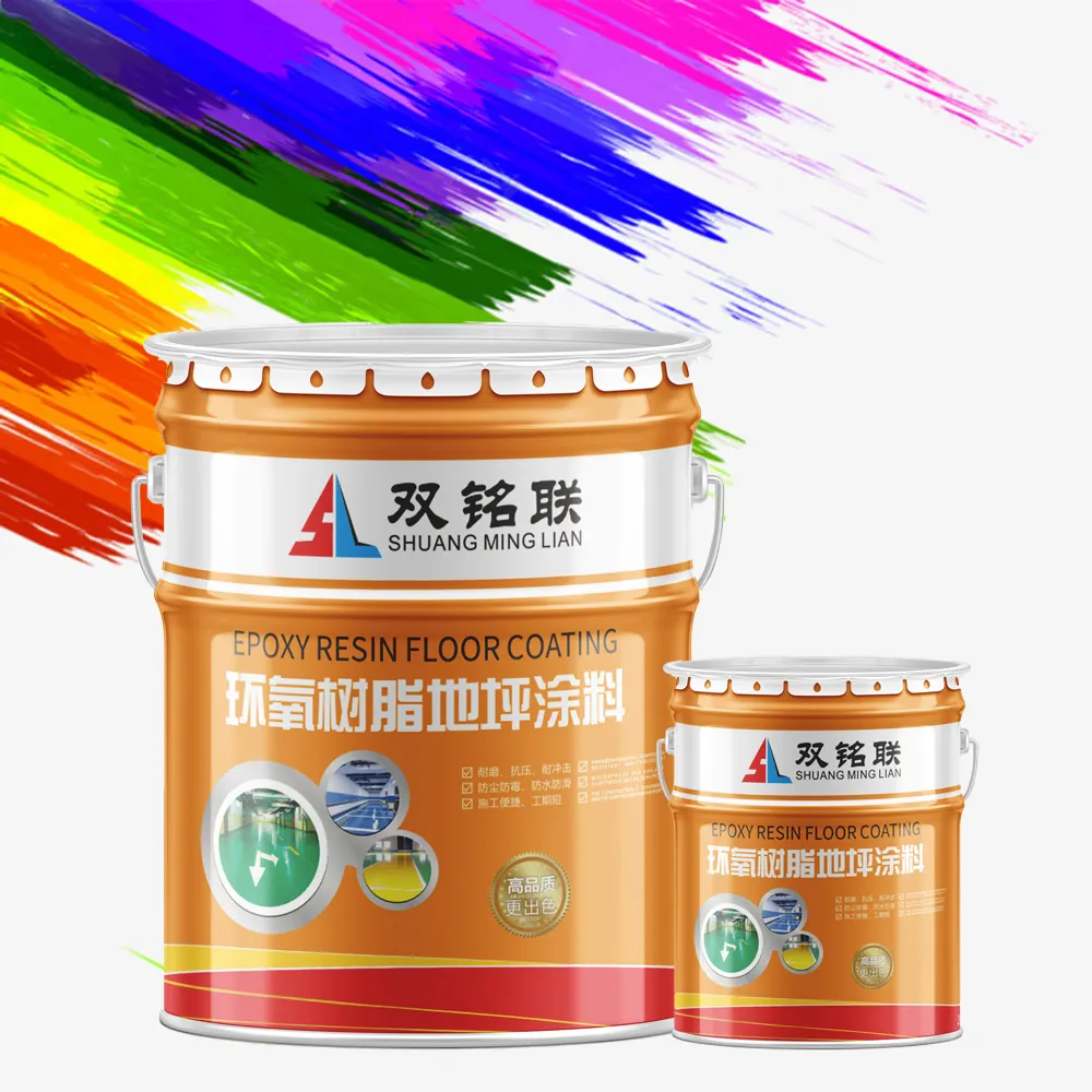 White Gray Epoxy Floor Coating Dust-Proof And Anti-Static Green Epoxy Floor Coating Water-Based Customization