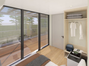 Installation de camping hébergeant le personnel comprenant le <span class=keywords><strong>centre</strong></span> de blanchisserie de gymnase de salle à manger dans le format préfabriqué modulaire - Product Image 5