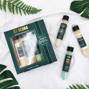 ST DEONA Set Regalo da 3 Sali da Bagno per Uomo, Olio di Tea Tree <span class=keywords><strong>Verde</strong></span> da Viaggio, Vitamina E, Bagno Rilassante per Lui - Product Image 2